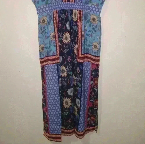 ANTHRO" Kachel Eliason Floral Printed Dress - Picture 7 of 8